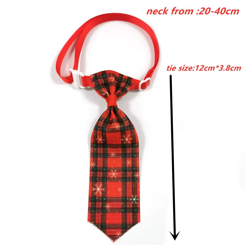 30/50Pcs Christmas Pet Dog Bowties Ties Small Dog Puppy Bowties Necktie Dog Christmas Bowtie Grooming Accessories