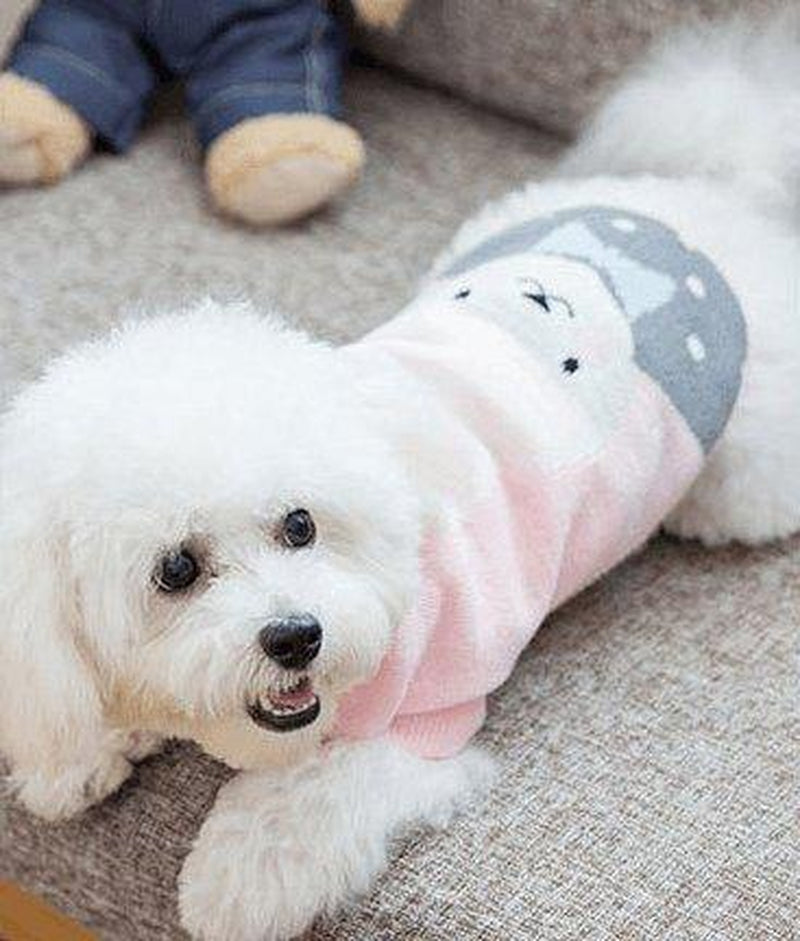 Cozy Woolen Pet Sweater - Stylish and Warm Dog Clothes for All Seasons