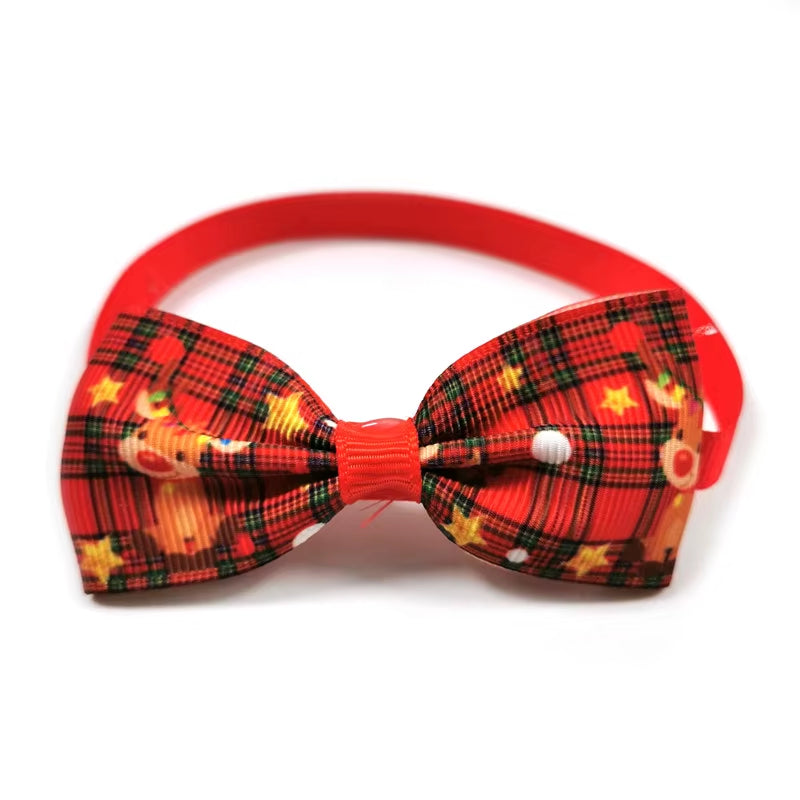30/50Pcs Christmas Pet Dog Bowties Ties Small Dog Puppy Bowties Necktie Dog Christmas Bowtie Grooming Accessories
