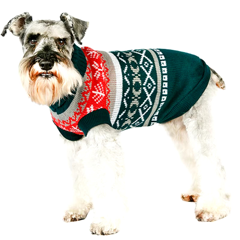 Small Dog Sweaters Warm Autumn Winter Dog Clothes Puppy Knitwear Turtleneck Crochet Dog Coat for Chihuahua Yorkshire