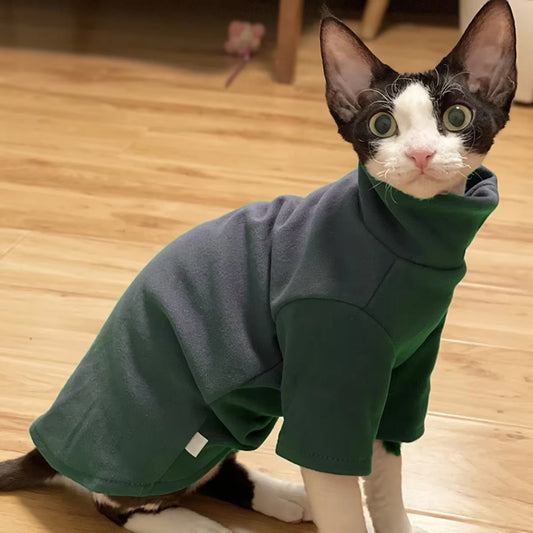 Sphynx Cat Thermal Self-Heating Sweater