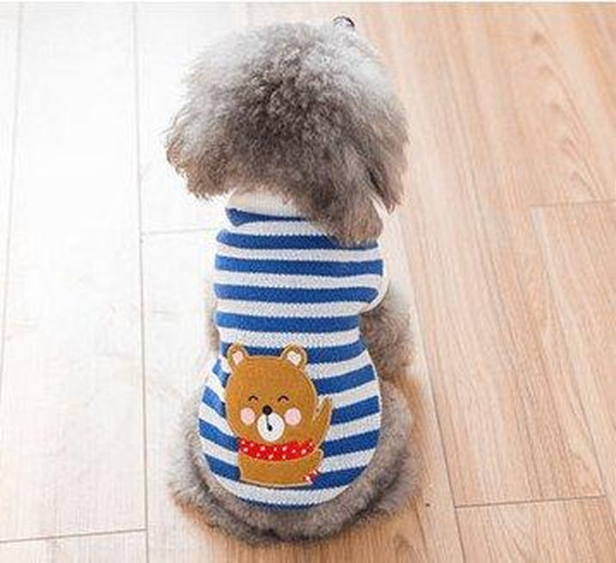 Cozy Woolen Pet Sweater - Stylish and Warm Dog Clothes for All Seasons